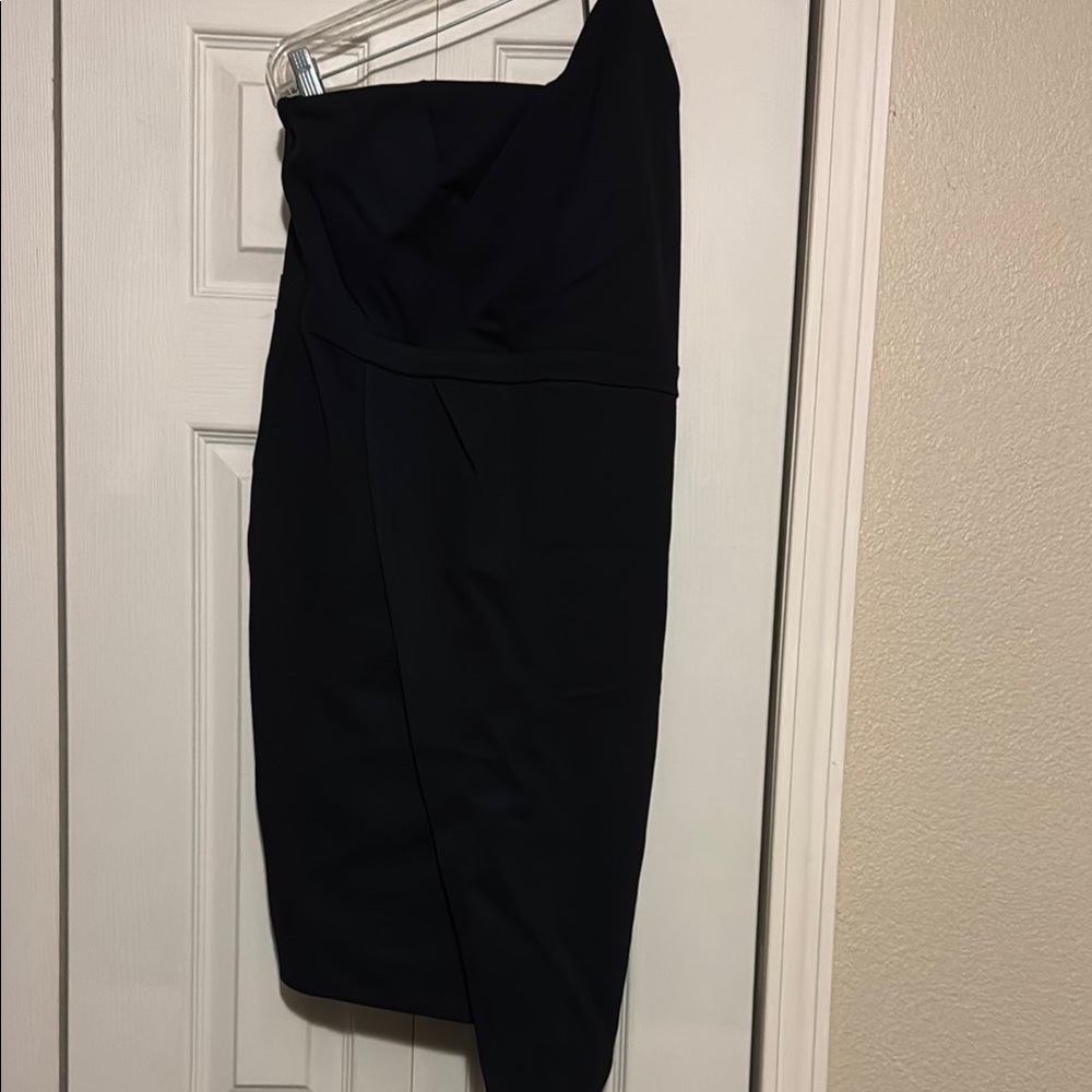 Sexy, Asymmetrical Black Women's Dress